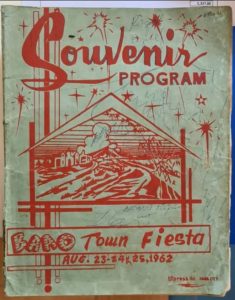 VIGNETTES OF BAAO HISTORY 9 baao souvenir program 1962