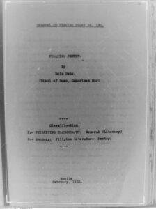 "FILIPINO POETRY" BOOK REVIEW 2 Filipino poetry review