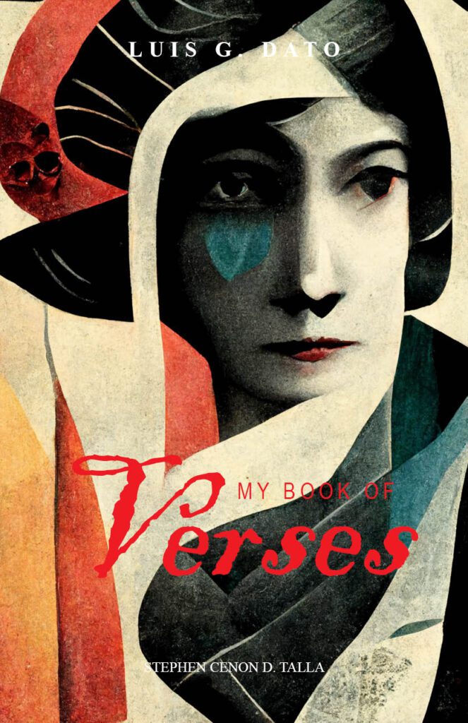 Original Manuscript of Luis G. Dato 5 book of verse front cover 2 revised