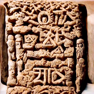 stephentalla ancient clay tablet with inscription of old alphab bce05ea0 b53d 47e0 a33b 1465a8a45d62